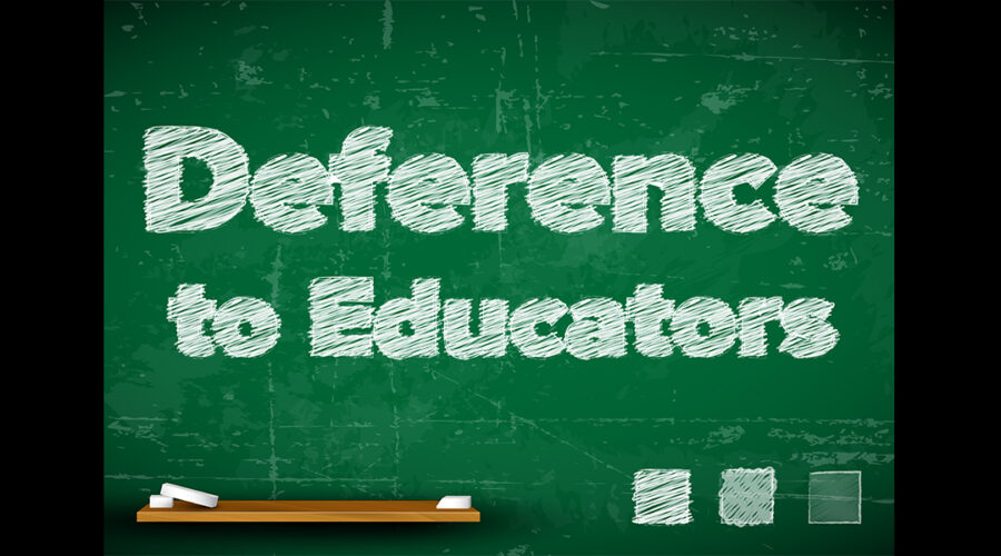 The Things Hearing Officers Say: Deference to Educators