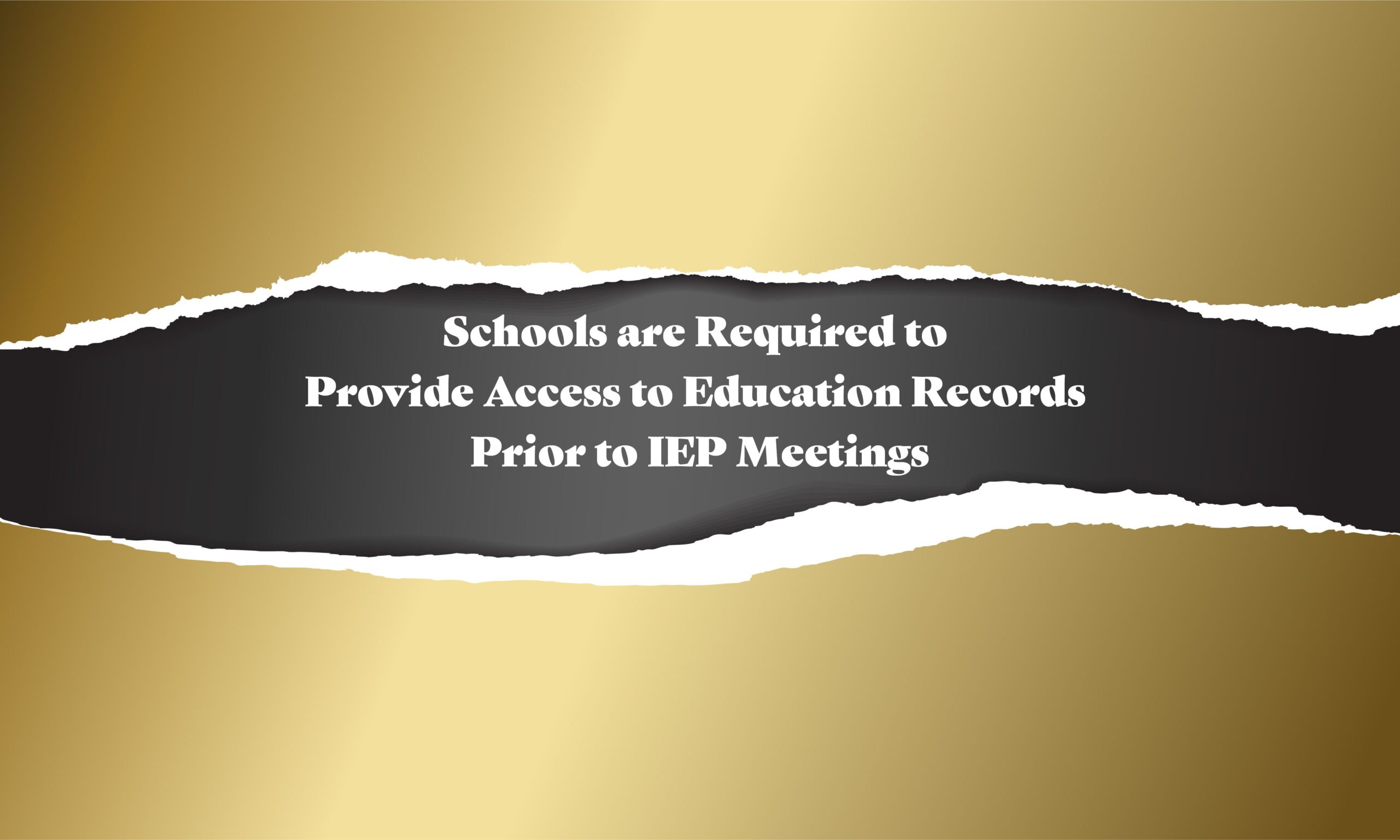 Schools Are Required To Provide Access To Education Records Prior To ...